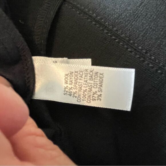 ST.JHON LEATHER AND WOOL PANTS - Picture 8 of 9